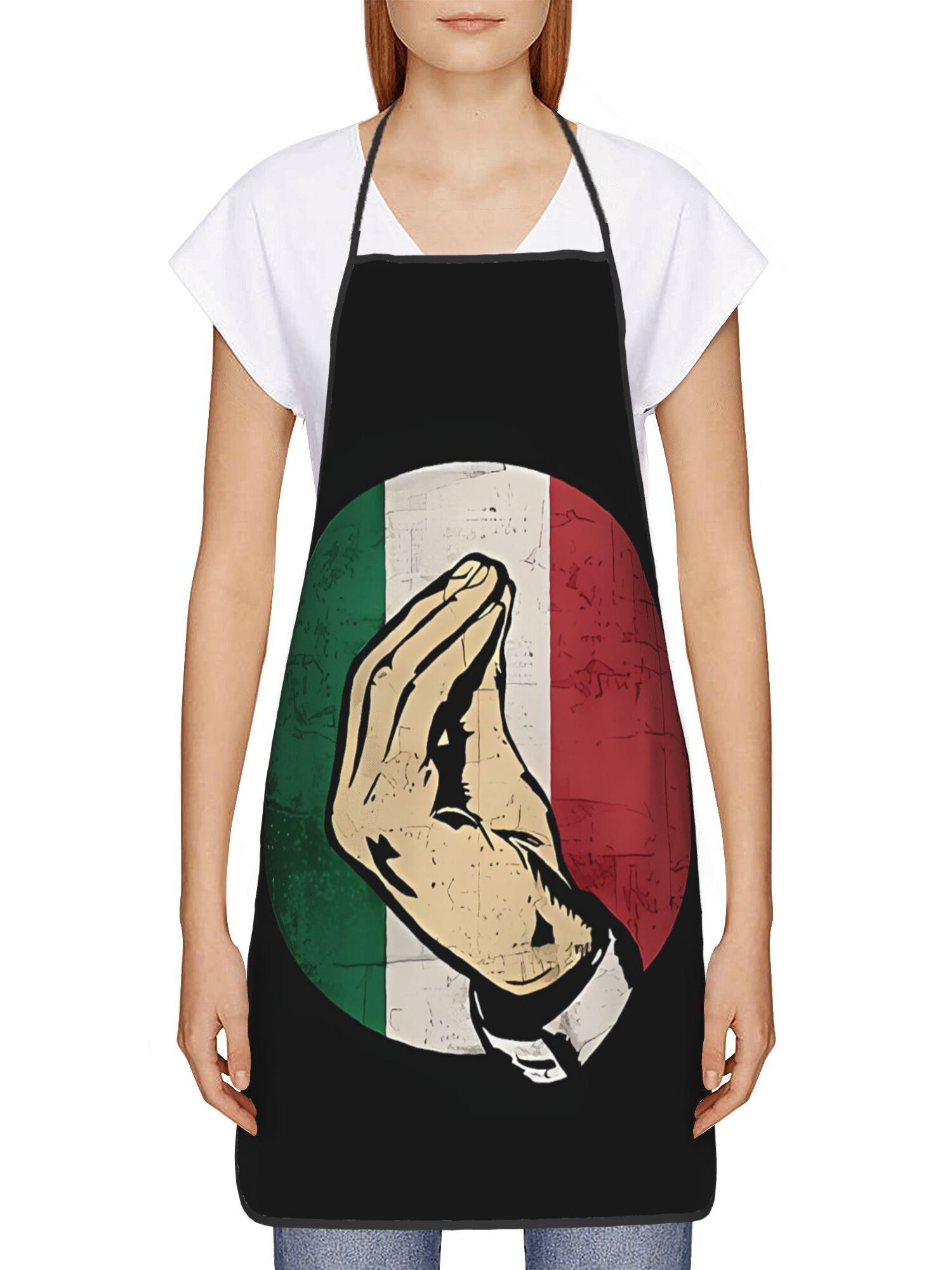 Home Cooking In Italian - 【Geseran Gerakan Tangan Italia】Apron, Apron Dapur