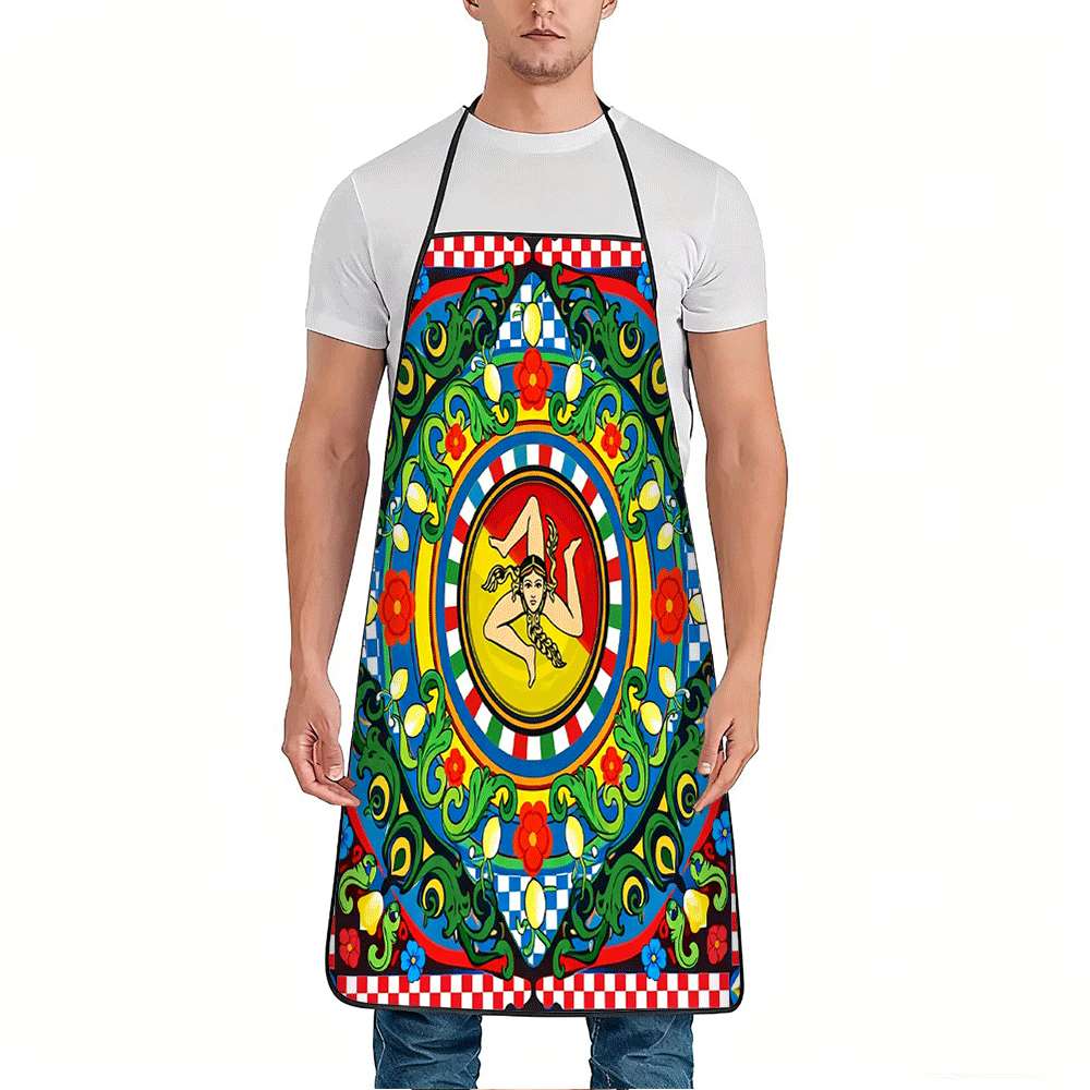1 Buah Celemek Bertema Sisilia - Home Cooking In Italian ulasan dan harga