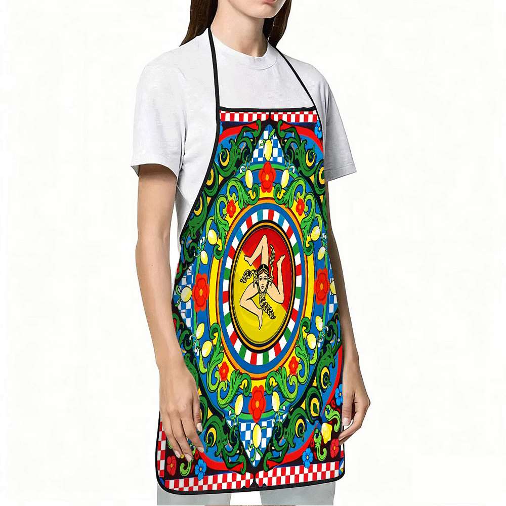 1 Buah Celemek Bertema Sisilia - Home Cooking In Italian ulasan dan harga