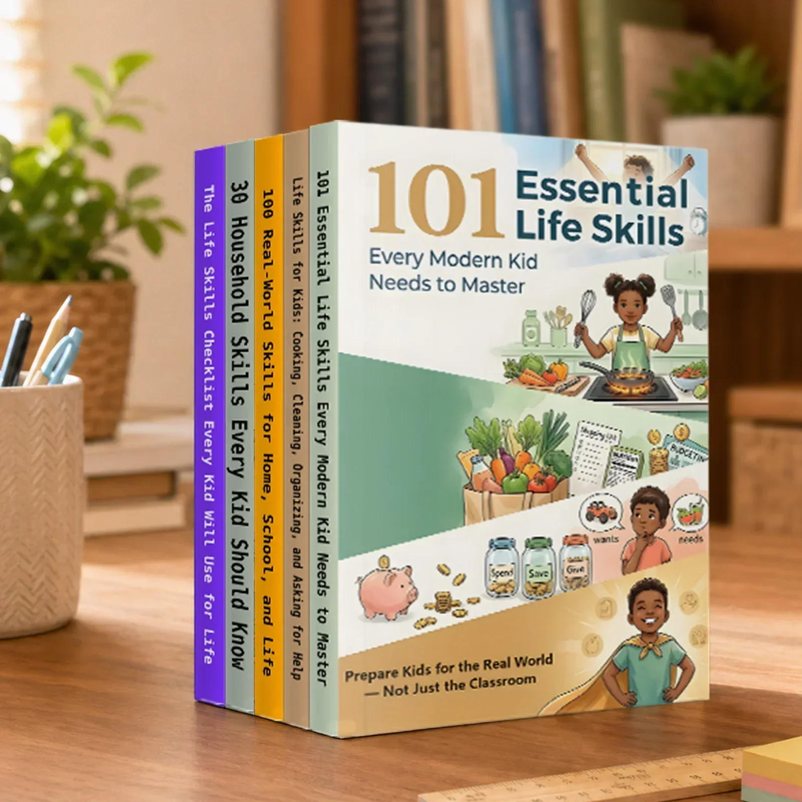 Koleksi 5 Buku Keterampilan Hi - Home Cooking Book ulasan dan harga