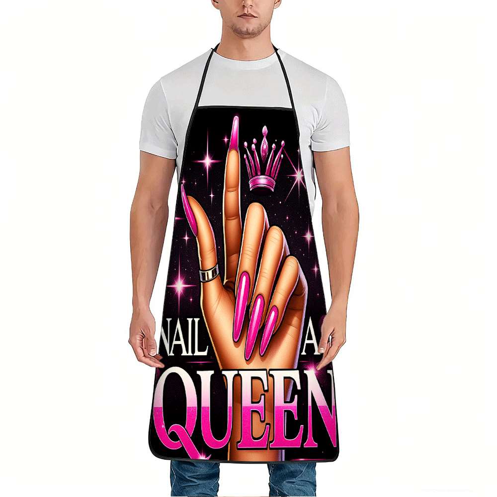 1 Apron Bertema Seni Kuku yang - Home Cooking Queen ulasan dan harga