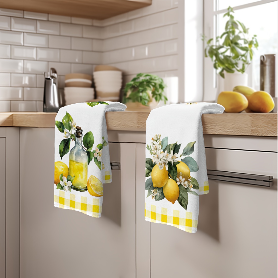 2 buah, handuk dapur motif bun - Home Cooking Services ulasan dan harga