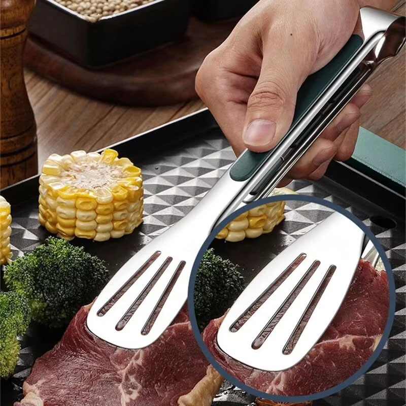 1 buah penjepit makanan baja t - Home Cooking Kitchen ulasan dan harga