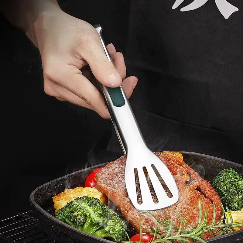 1 buah penjepit makanan baja t - Home Cooking Kitchen ulasan dan harga