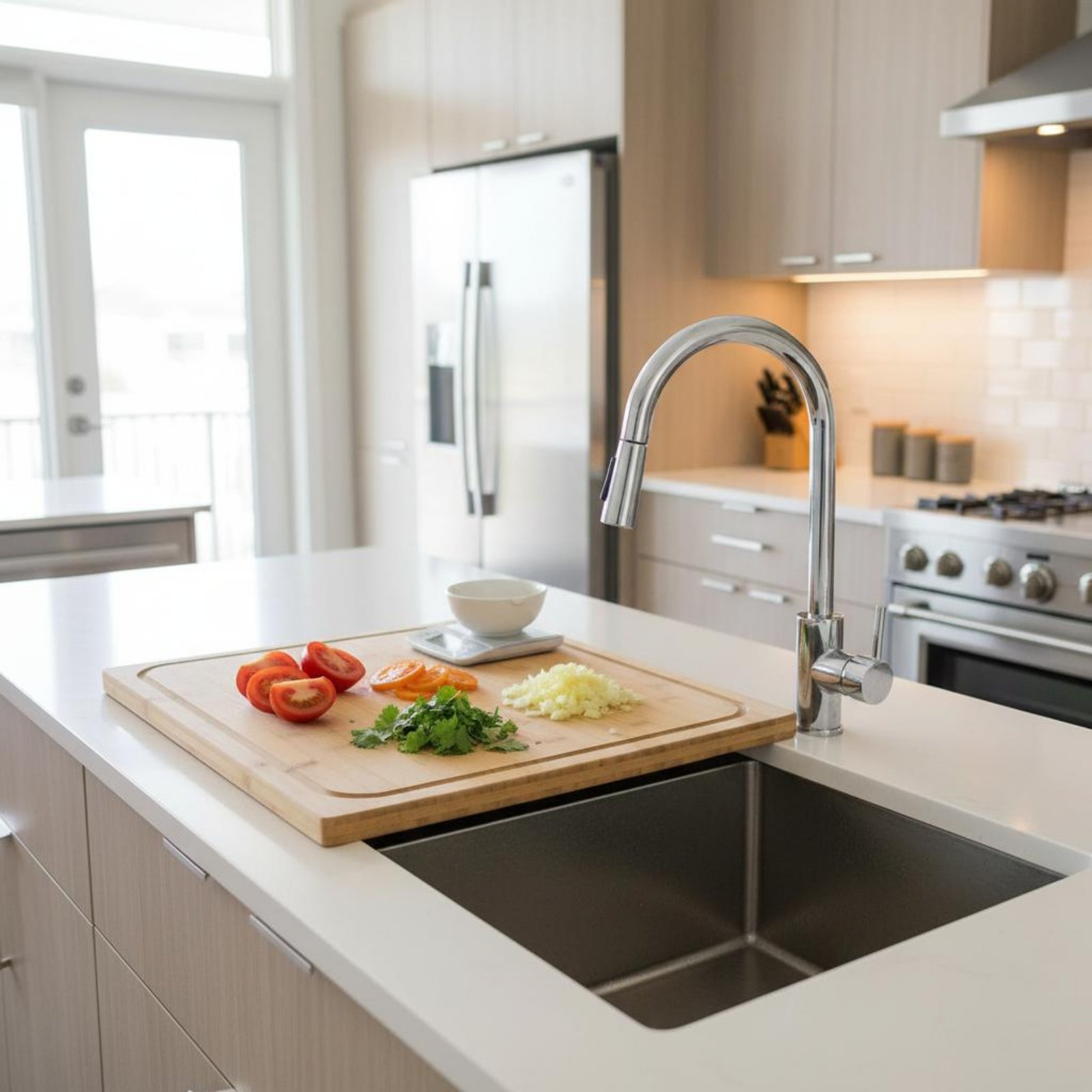 Papan Pemotong di Atas Wastafe - Home Cooking Kitchen ulasan dan harga