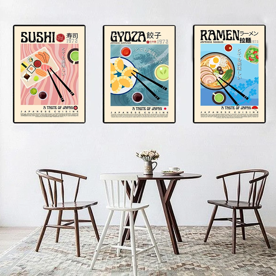 Poster Kanvas Cetak Seni Dapur - Home Cooking Asian ulasan dan harga