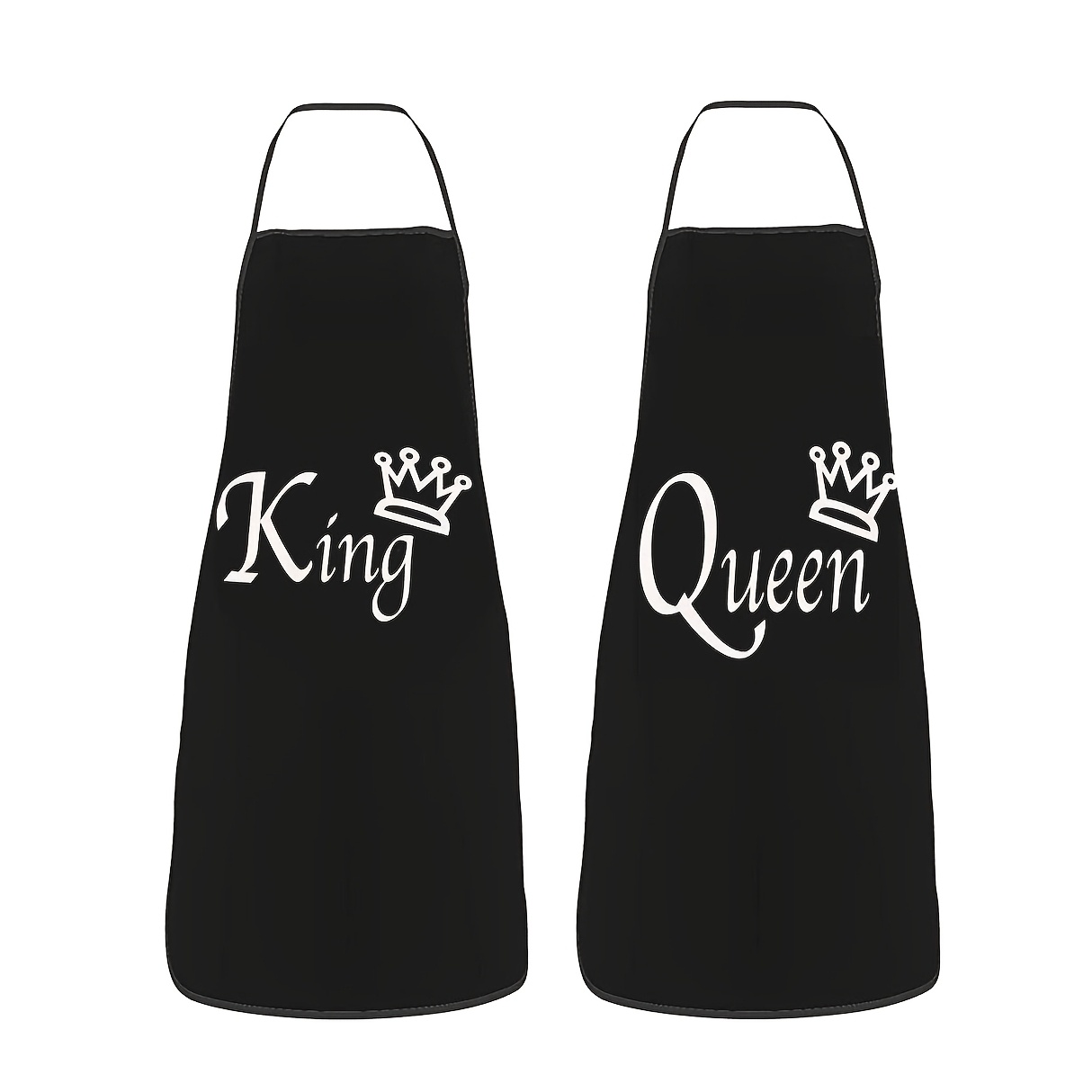 Celemek King & Queen hadiah da - Home Cooking Queen ulasan dan harga